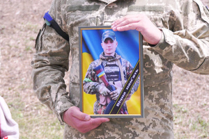 Прощання із загиблим Героем Іллею Усенко
