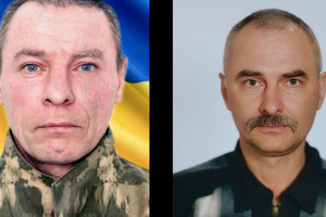 Прощання із захисниками Володимиром Коркошку та Олександром Кравченко