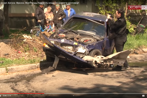 ВІДЕО: ДТП на вул. Богуна- Франка. Жовтоводці благають владу встановити світлофор!